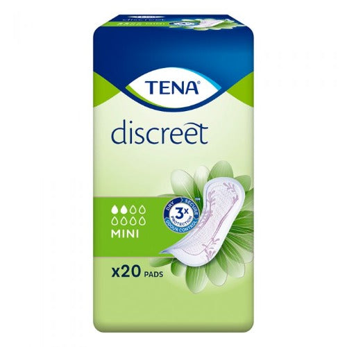 Tena Discreet Mini Incontinence Pads x 20