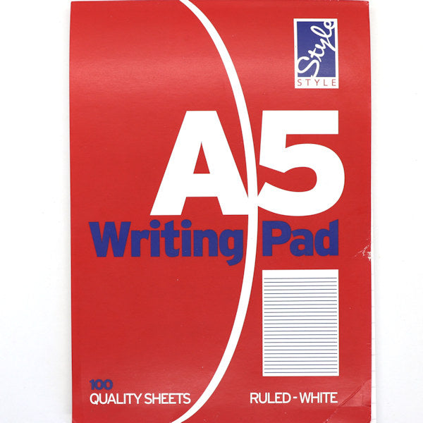 A5 Writing Pad - Lined