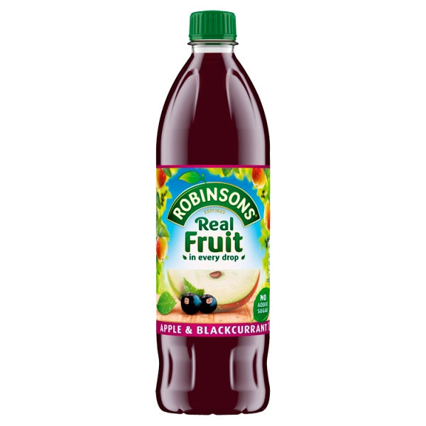 Robinsons Apple & Blackcurrant Concentrate to dilute 750ml with no added sugar
