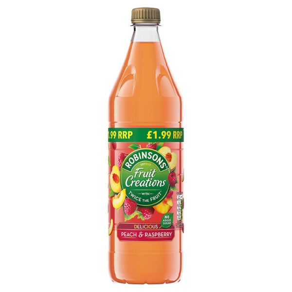 Robinsons Fruit Celebrations Peach & Raspberry to dilute with no added sugar