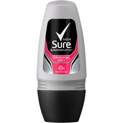 Sure Men Original Dry Roll-on Antiperspirant Deodorant 50ml