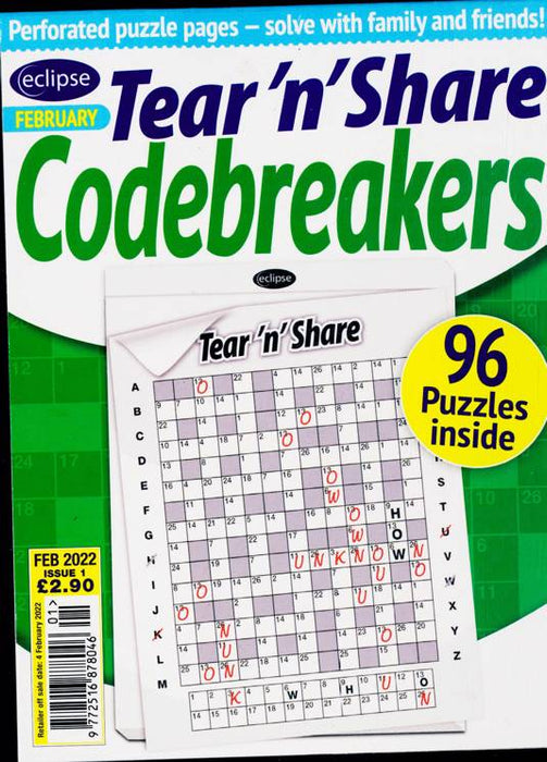 Codebreakers Tear 'n' Share