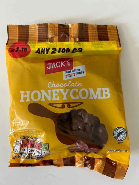 Jack's Chocolate Honeycomb - 87.5g