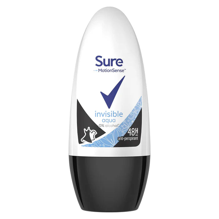 Sure Invisible Aqua Roll on Deodorant 50ml