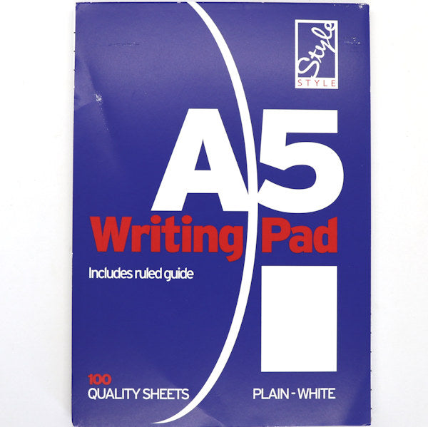 A5 Writing Pad - Plain