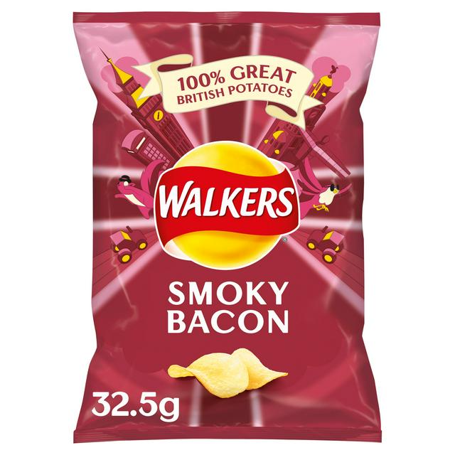 Walkers Smoky Bacon Crisps 32.5g