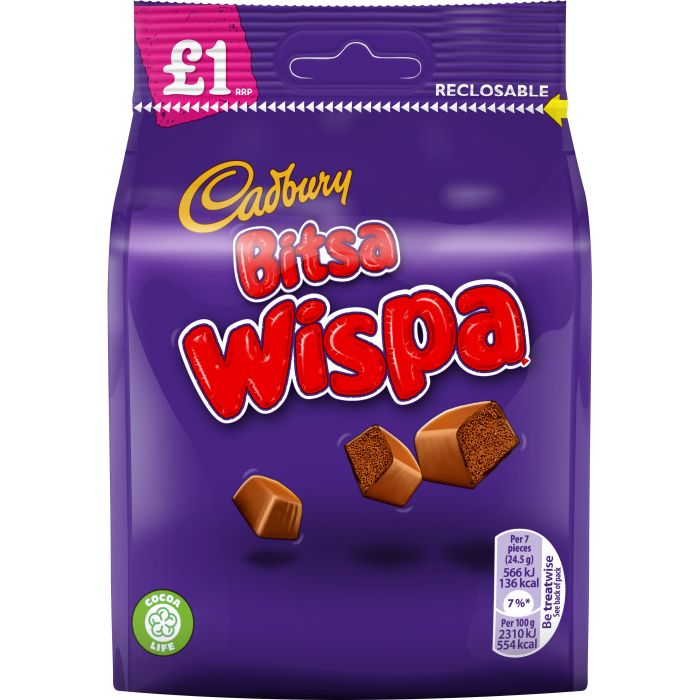 Cadbury Bitsa Wispa £1.25 bag