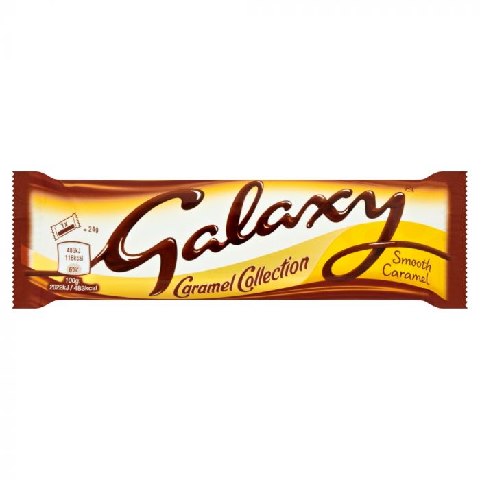 Galaxy Smooth Caramel Milk Chocolate Bar 48g
