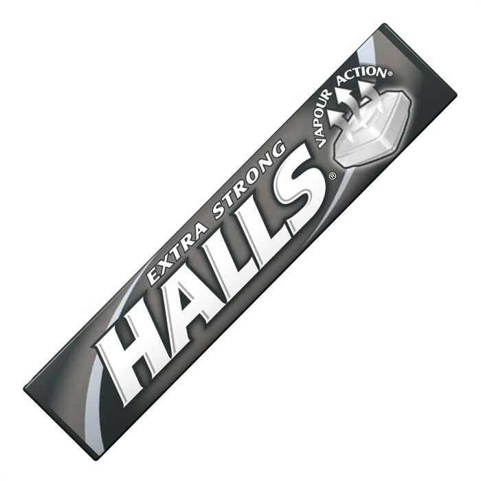Halls Extra Strong with clearing menthol action