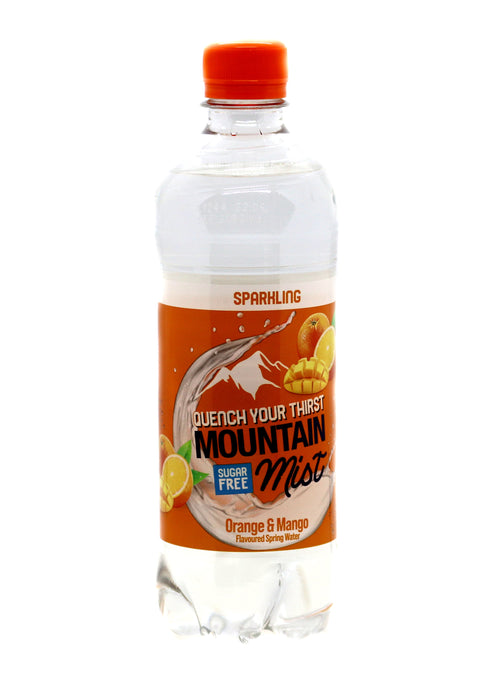Mountain Mist Orange & Mango Sugar Free Sparkling Spring Water 500ml