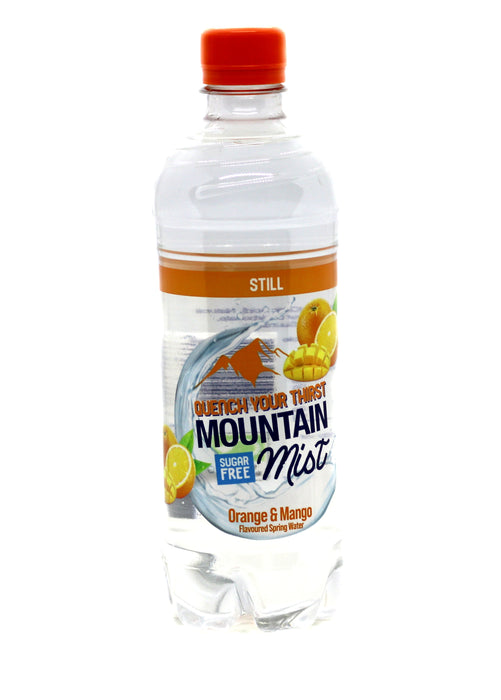Mountain Mist Orange & Mango Sugar Free Still Spring Water 500ml