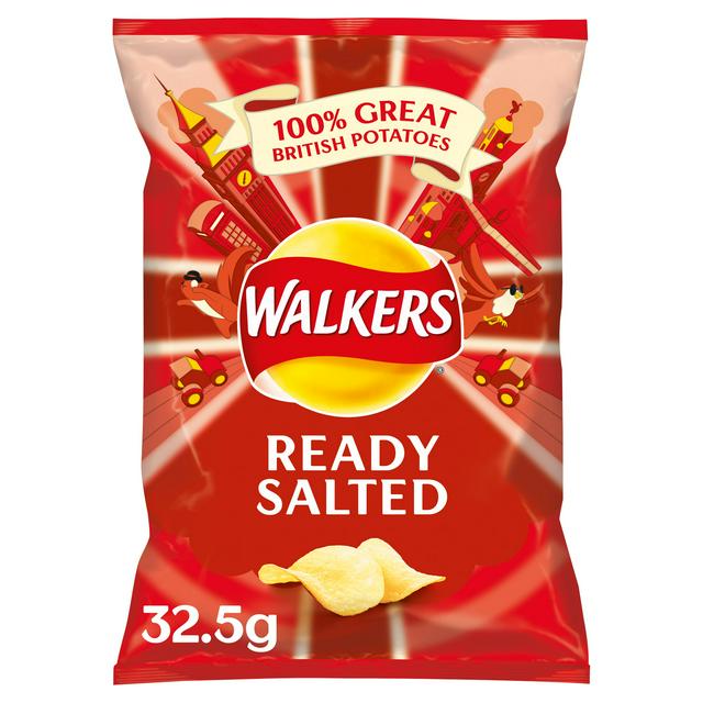 Walkers Ready Salted Crisps 32.5g