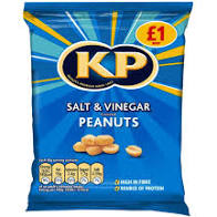KP Salted Peanuts 65g pm £1.25