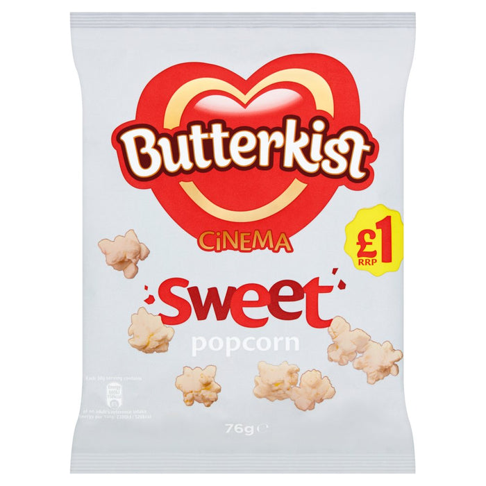 Butterkist Sweet Popcorn 76g £1.25