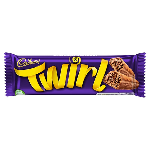 Cadbury Twirl  x 2 bars of 21.5g