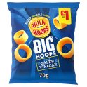 KP Hula Hoops Big Hoops Salt & Vinegar 70g
