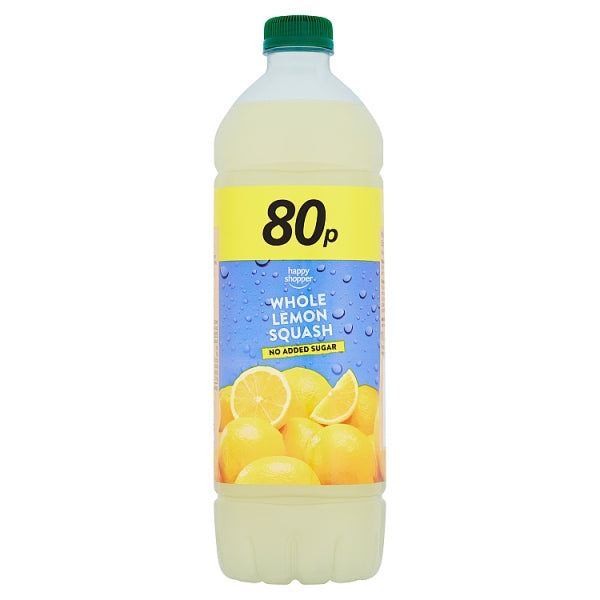 Whole Lemon Squash to dilute 1 litre with no added sugar