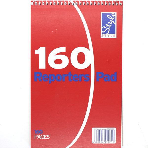 Reporters Pad with 160 pages — MK Friends Shop