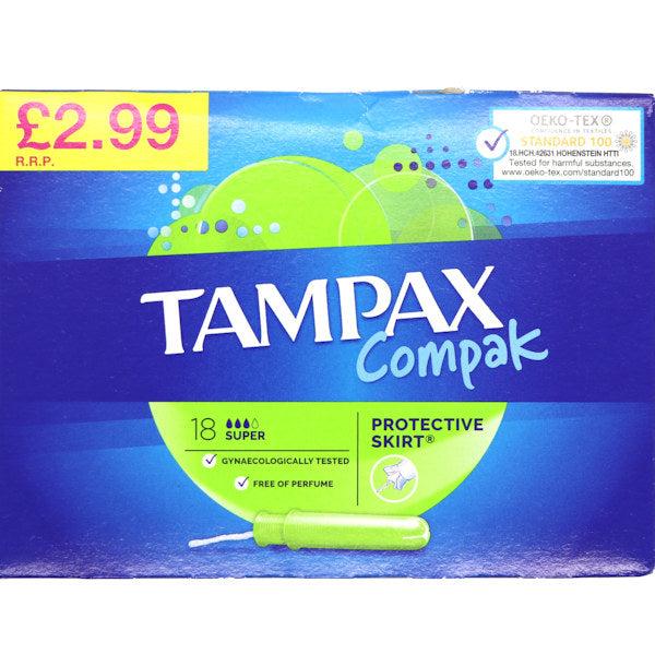 Tampax Compak x 18 (super)