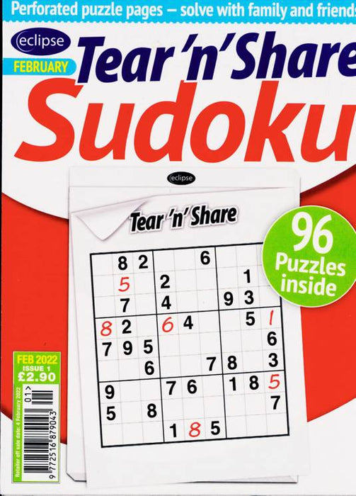 Sudoku Tear 'n' Share