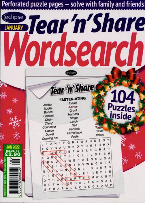 WordSearch - Tear 'n' Share